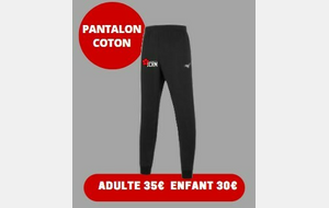 Pantalon coton MIZUNO adulte